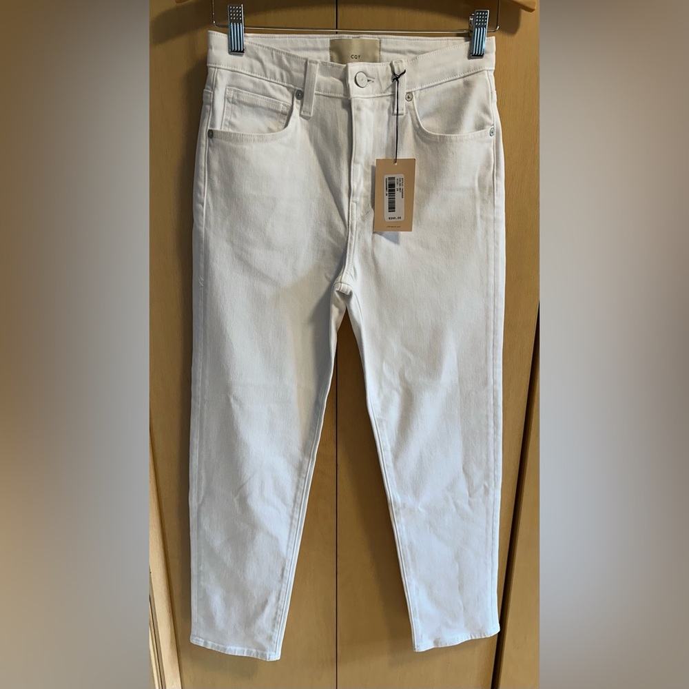 CQY High-Rise Straight Leg Jeans - NWT